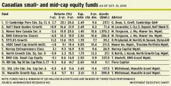 Canadian small- and mid-cap equity funds alternate text for this image