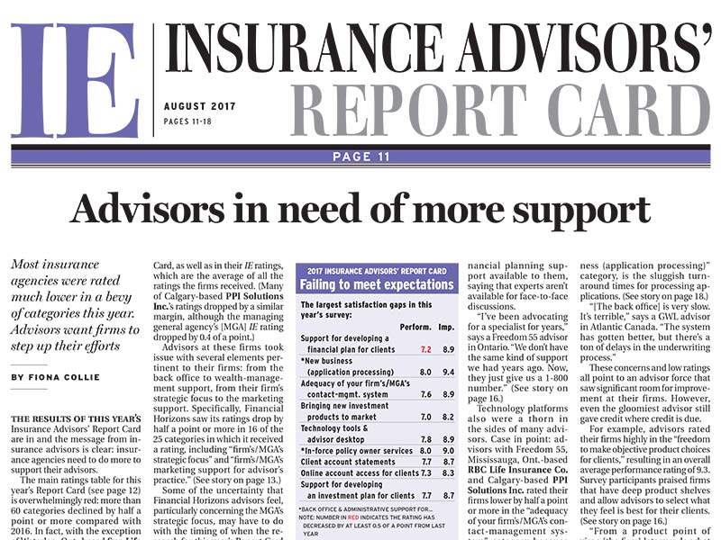 Insurance Report Card 2017