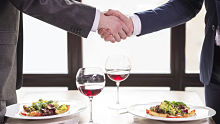 Business lunch alternate text for this image