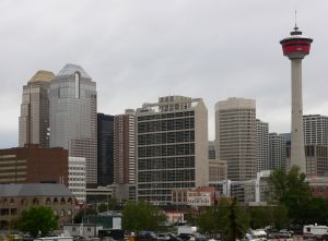 Calgary tower alternate text for this image