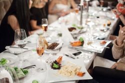 16971826 – abstract image of a celebratory table alternate text for this image