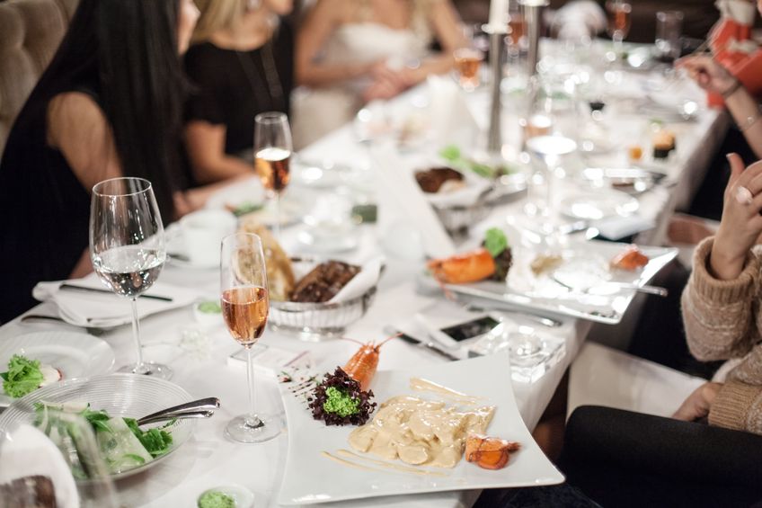 16971826 – abstract image of a celebratory table alternate text for this image