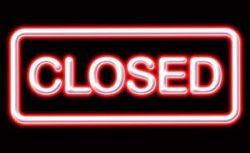 Closed sign alternate text for this image