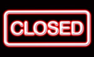 Closed sign alternate text for this image