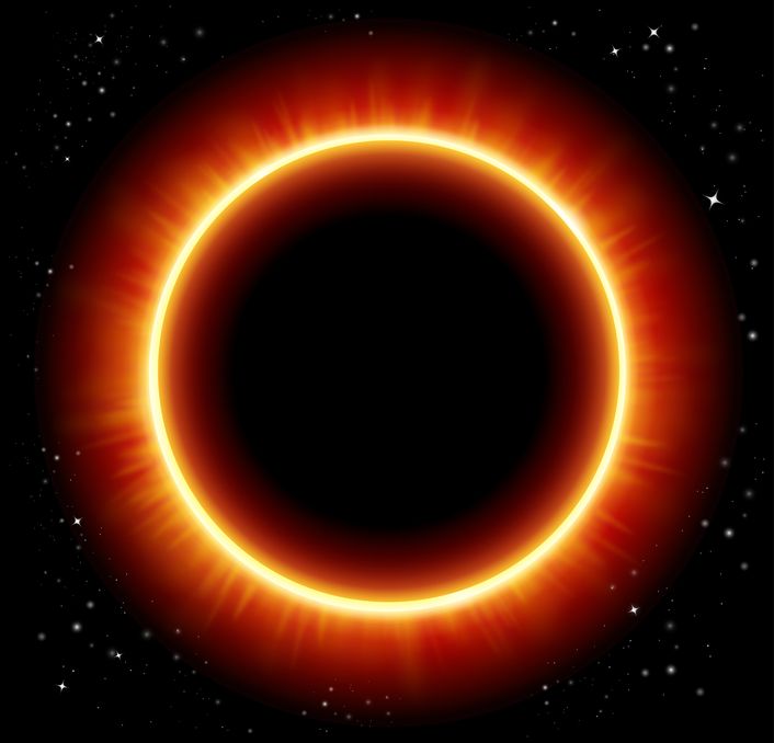 9931269 – vector space background and solar eclipse alternate text for this image