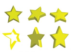 Gold stars alternate text for this image