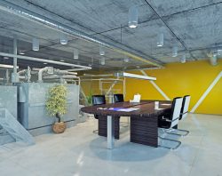 36753208 – modern loft office interior. 3d design concept alternate text for this image