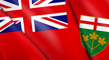 Ontario flag 2 alternate text for this image