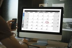 61647573 – weekly planner schedule memo timeline concept alternate text for this image