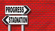 Stagnation or progress alternate text for this image