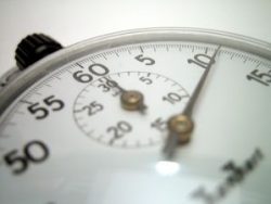 Stopwatch timer alternate text for this image