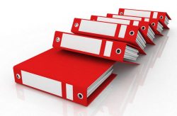 11946487 – isolated folders for papers on a white background alternate text for this image