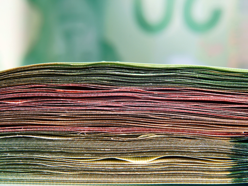 Stack of bills