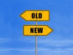 Old and new sign