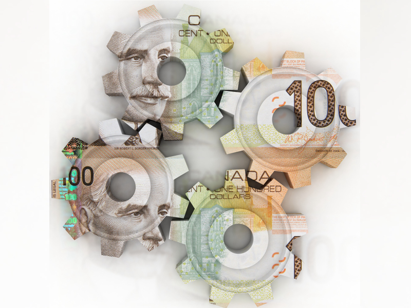 Canadian money finance gear alternate text for this image