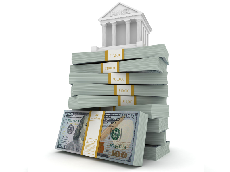 Bank loan finance money USA dollar alternate text for this image