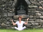 Mary Hagerman at a meditation retreat