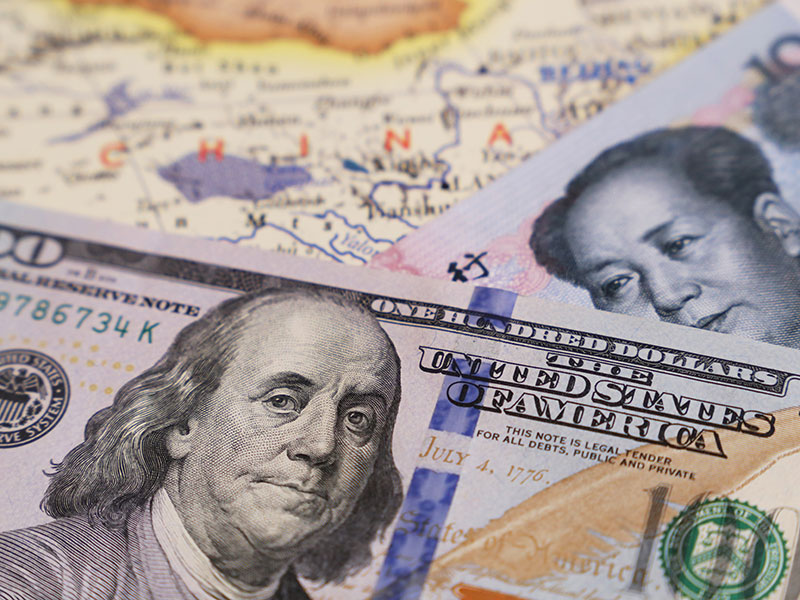 U.S China currency