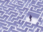 Man in a maze