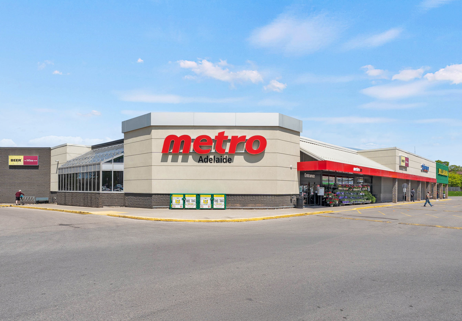 Exterior of Skyline retail property at 1030 Adelaide Street North, London, Ontario